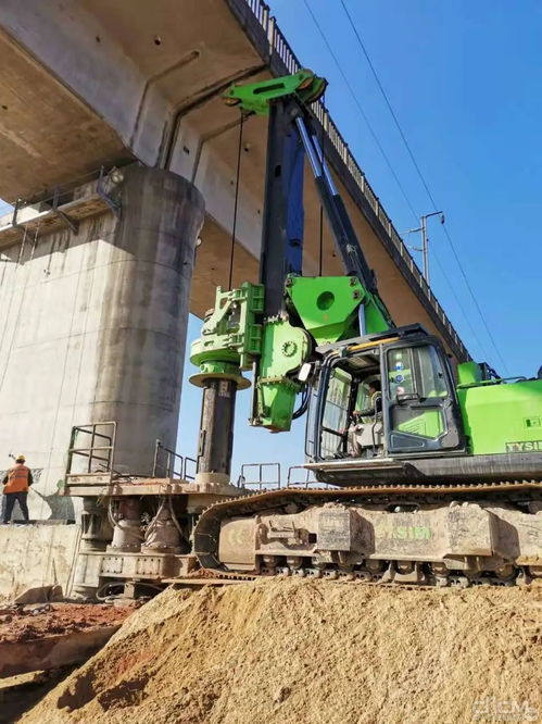 泰信機械KR300ES低凈空鉆機助力六安高鐵建設(shè)工程